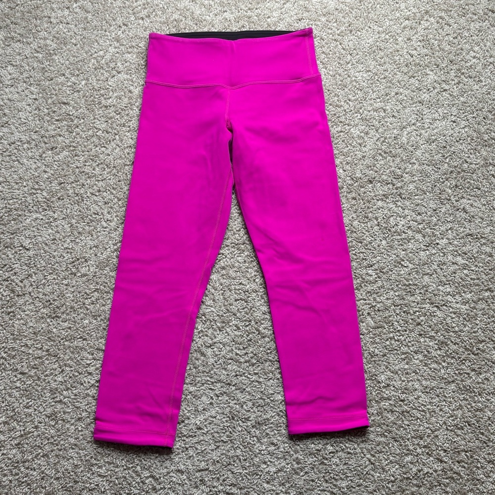 Lululemon Wunder Under Crop *Reversible